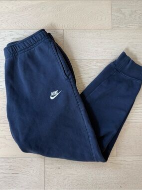 Men’s Nike Navy Blue Logo Sweatpants Joggers